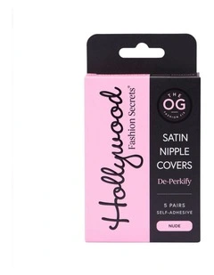 Satin Nipple Covers in Nude