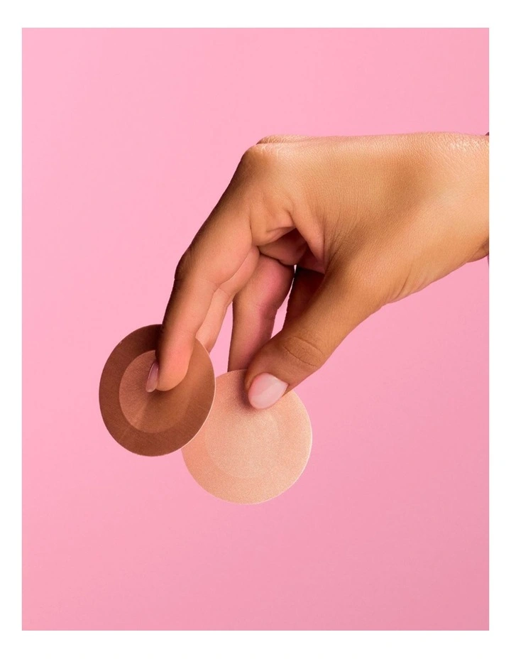 Satin Nipple Covers in Nude image 2