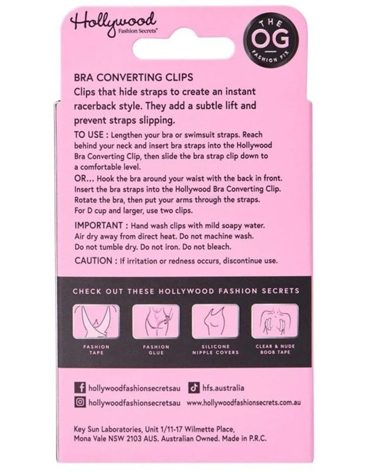 Bra Converting Clips in Clear image 6