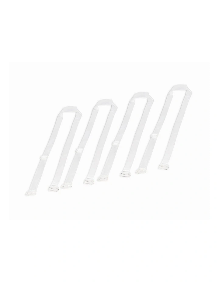 Bra Straps 3 Pack in Clear image 2