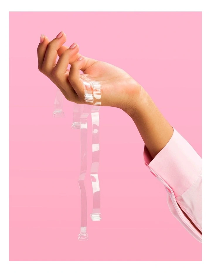 Bra Straps 3 Pack in Clear image 3