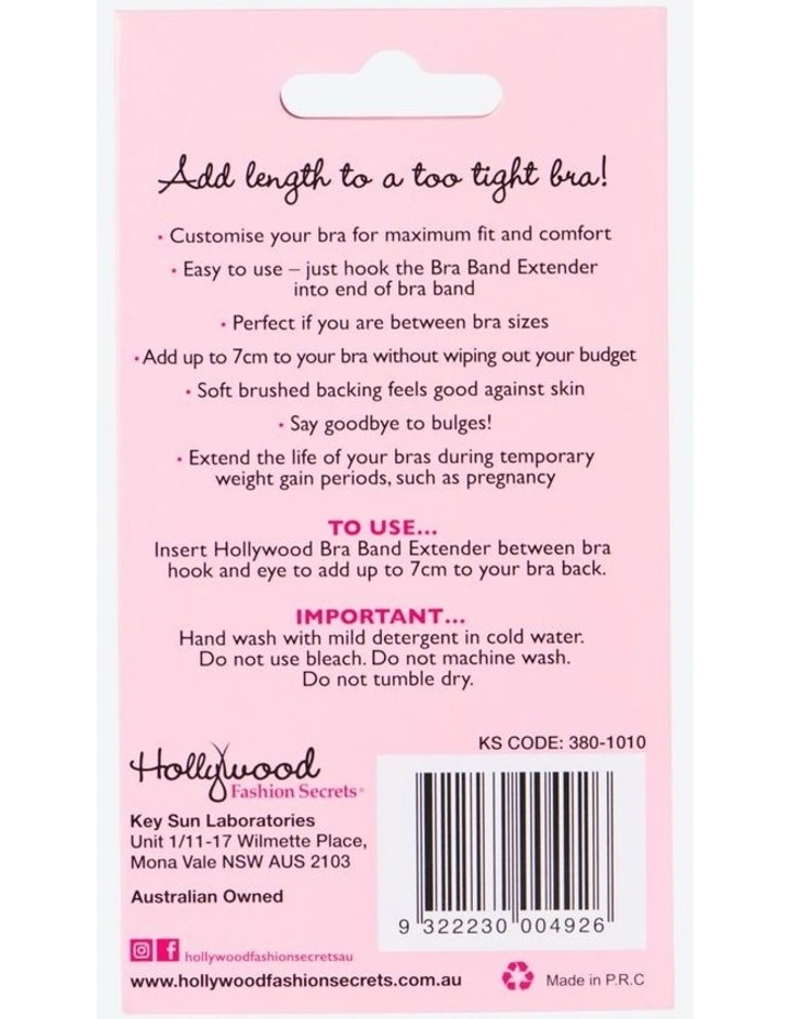 Bra Band Extenders in Clear image 5