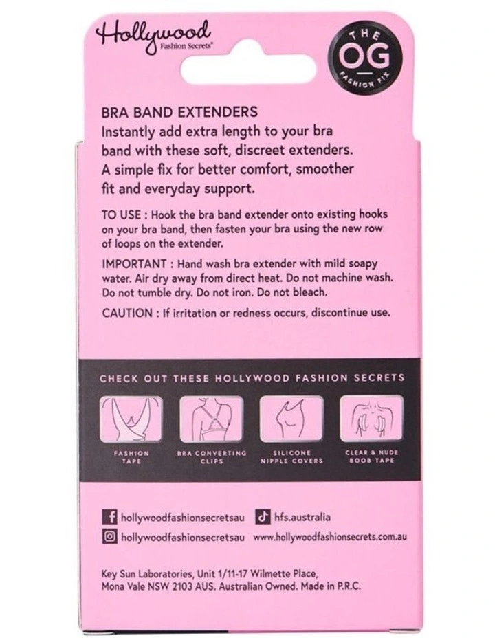 Bra Band Extenders in Clear image 6