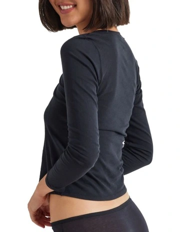 Pure Cotton Top in Black