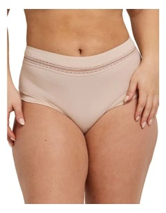 Insanely Comfy Full Brief in Beige