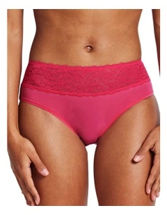 Glowlights Hi Rise Brief in Pink