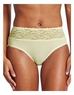 Glowlights Hi Rise Brief in Yellow