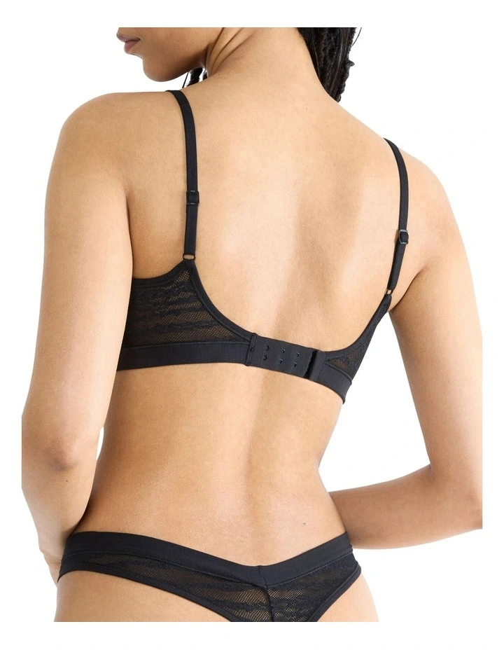 Free Evolve Lace Bra in Black image 2