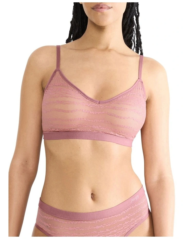 Free Evolve Lace Bra in Pink image 1