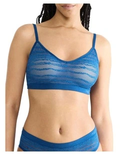 Free Evolve Lace Bra in Blue