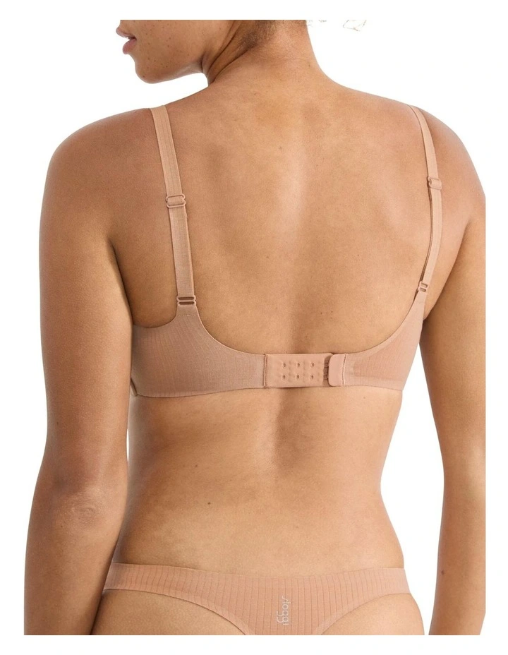 Zero Feel Pure Push-Up Bra in Nostalgic Brown image 2