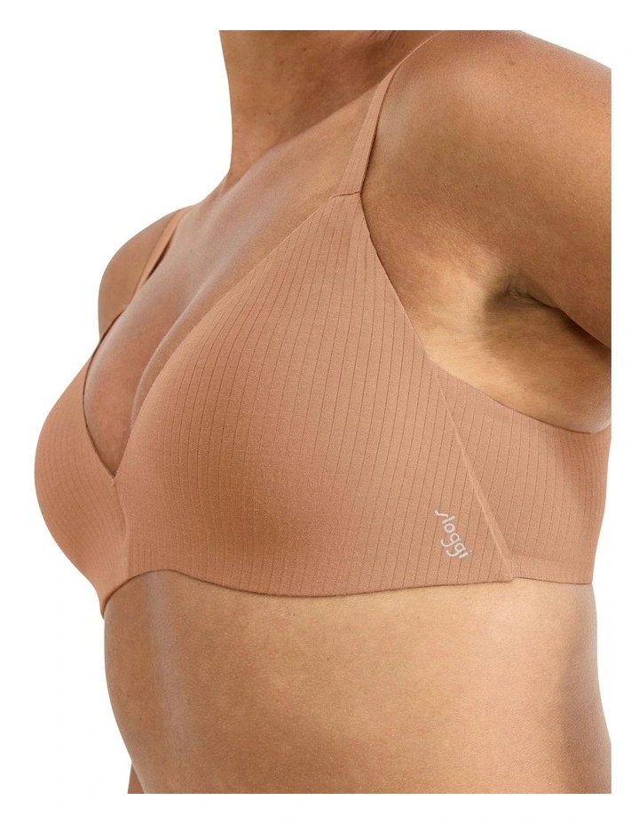 Zero Feel Pure Push-Up Bra in Nostalgic Brown image 3
