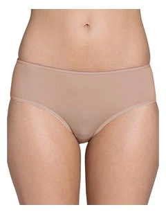 Feel Sensational Midi Briefs in Beige