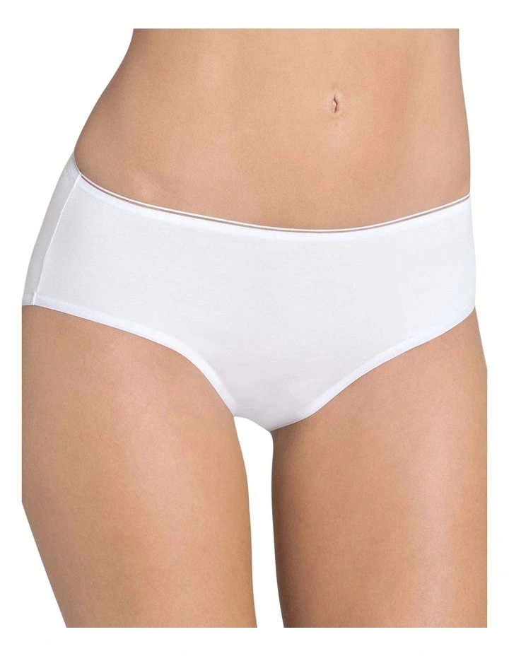 Feel Sensational Midi Briefs in White image 1