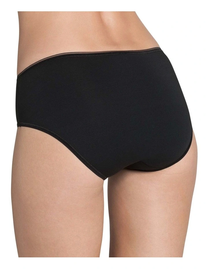 Feel Sensational Midi Briefs in Black image 2