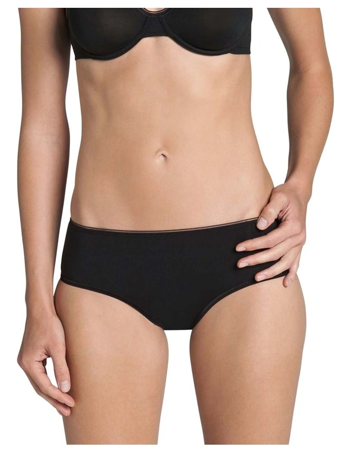 Feel Sensational Midi Briefs in Black image 3