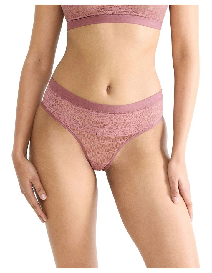 Free Evolve Lace Hipster in Pink image 1
