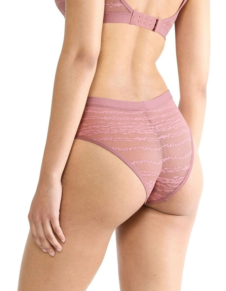 Free Evolve Lace Hipster in Pink image 2