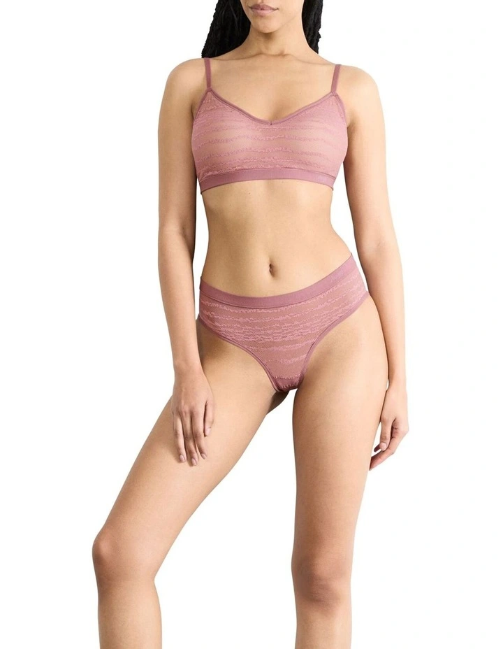 Free Evolve Lace Hipster in Pink image 4