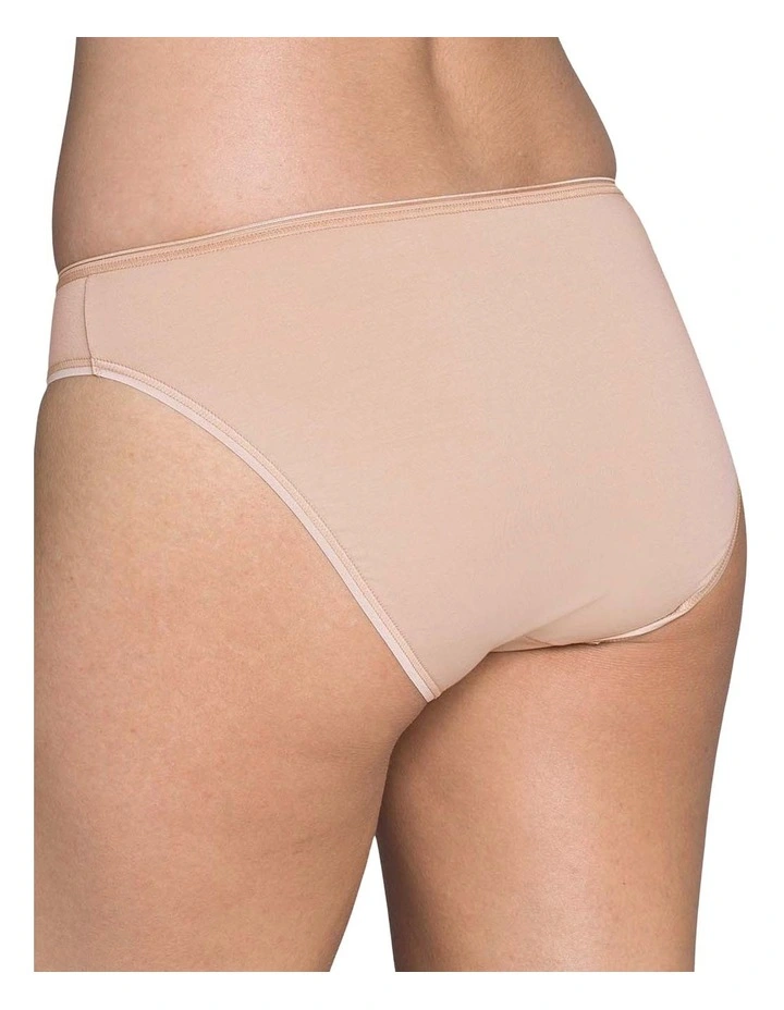 Feel Sensational Tai Briefs in Beige image 2