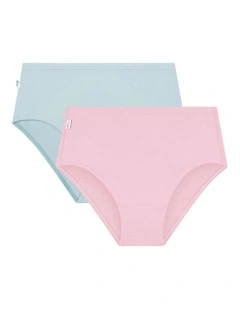 Hikini Brief 2 Pack in Pink/Blue