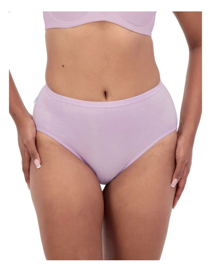 Hikini Brief 2 Pack in Purple/Turquoise image 3