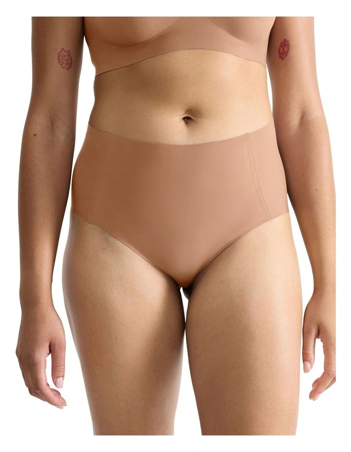 Zero Feel 2.0 High Waist Briefs in Nostalgic Brown image 1