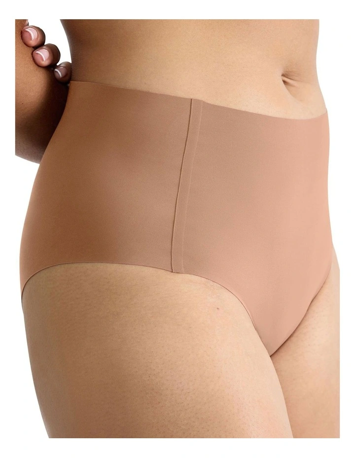 Zero Feel 2.0 High Waist Briefs in Nostalgic Brown image 3