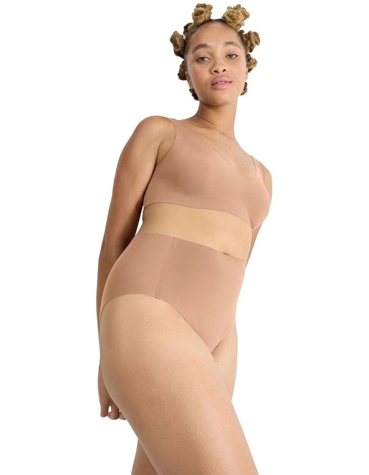 Zero Feel 2.0 High Waist Briefs in Nostalgic Brown image 4