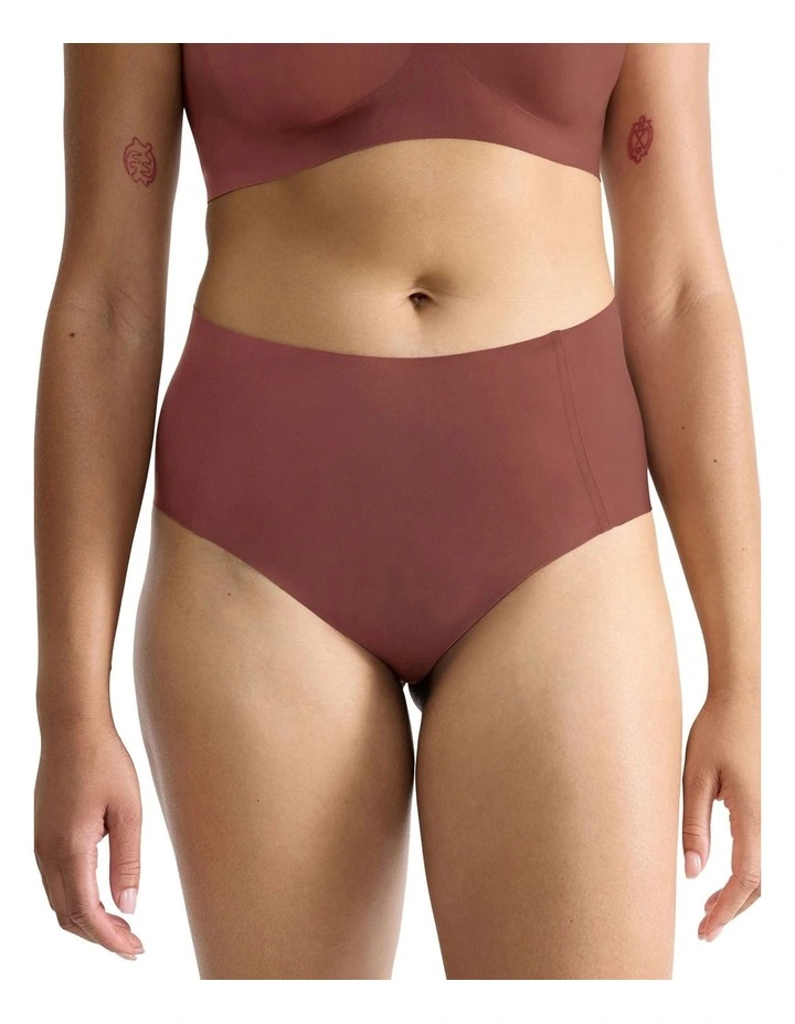 Zero Feel 2.0 High Waist Brief in Burnt Henna image 1