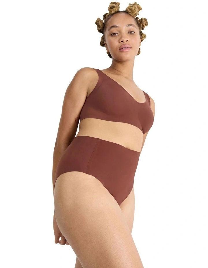 Zero Feel 2.0 High Waist Brief in Burnt Henna image 4