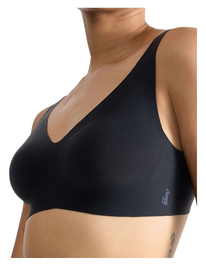 Zero Feel 2.0 Soft Bra in Black image 3