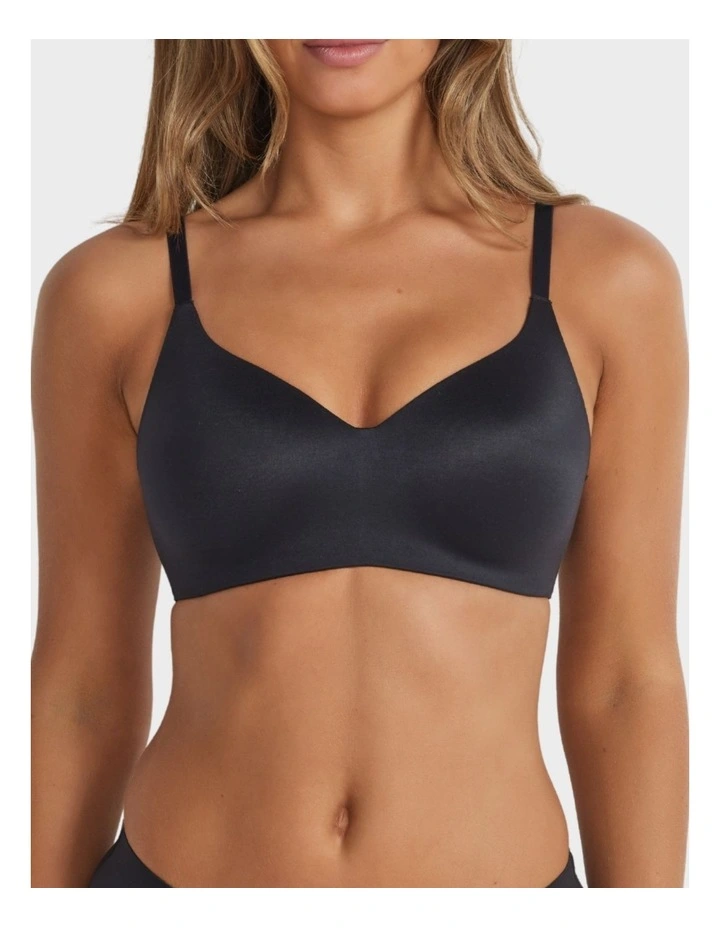 Ultrasoft Full Coverage Wirefree Bra in Black image 1