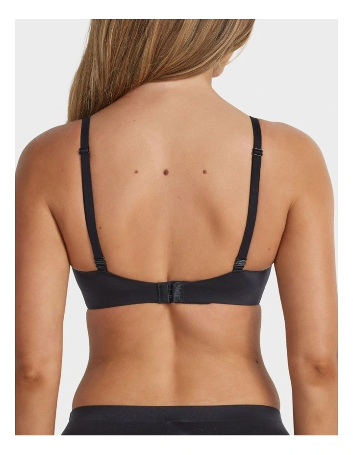 Ultrasoft Full Coverage Wirefree Bra in Black image 2