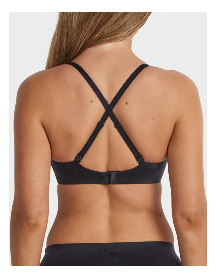 Ultrasoft Full Coverage Wirefree Bra in Black image 3