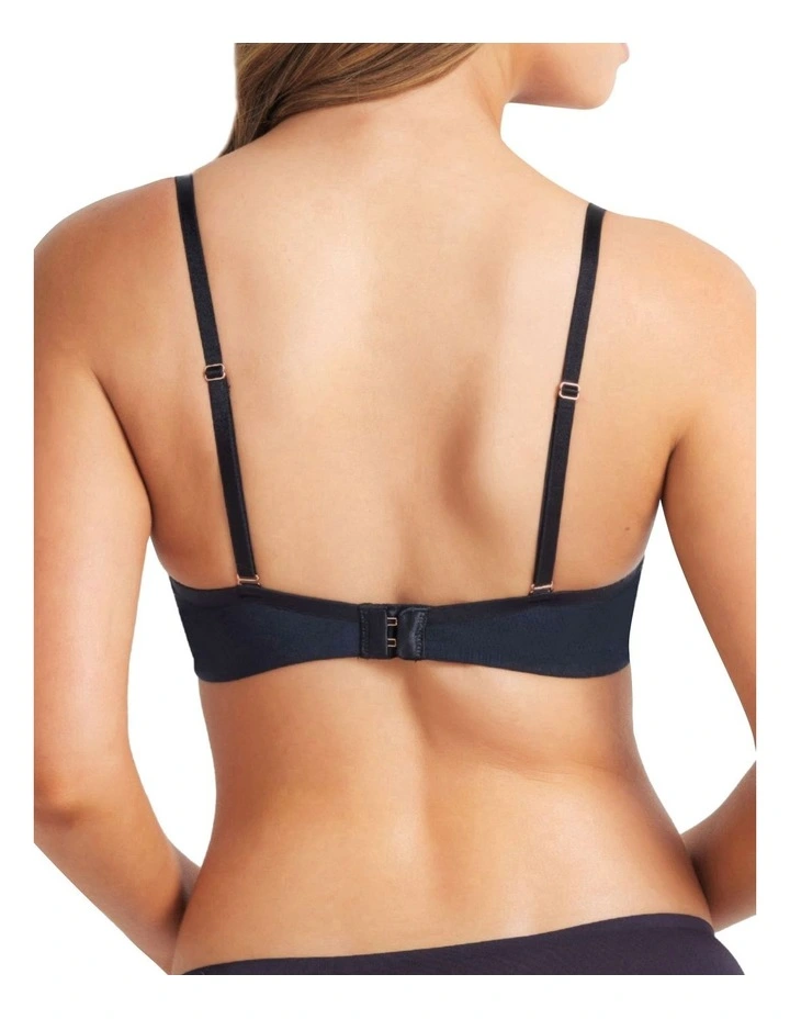 Cotton Full Coverage Bra in Black image 2