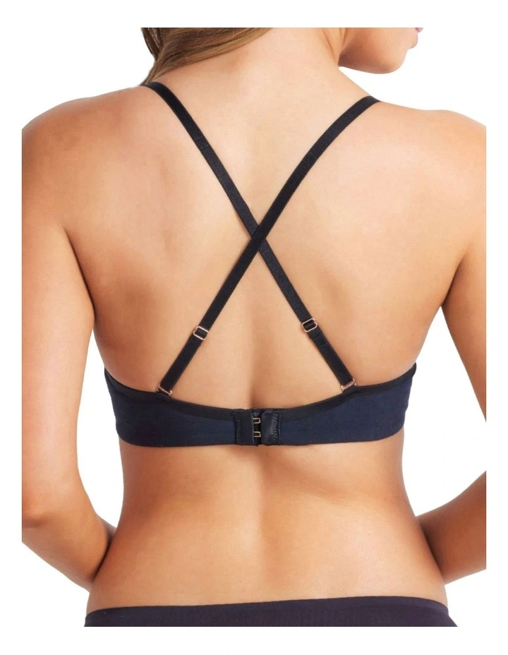 Cotton Full Coverage Bra in Black image 4