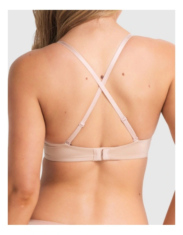 Attitude Push Up Plunge Bra in Caramel image 3