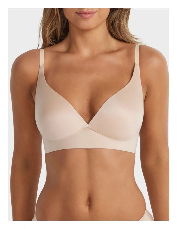 Ultrasoft Plunge Wirefree Bra in Brush image 1