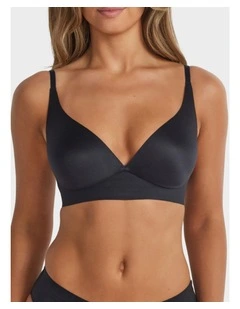 Ultrasoft Plunge Wirefree Bra in Black