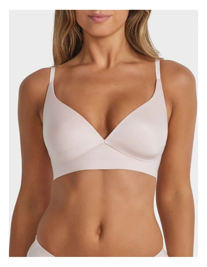 Ultrasoft Plunge Wirefree Bra in Powder image 1