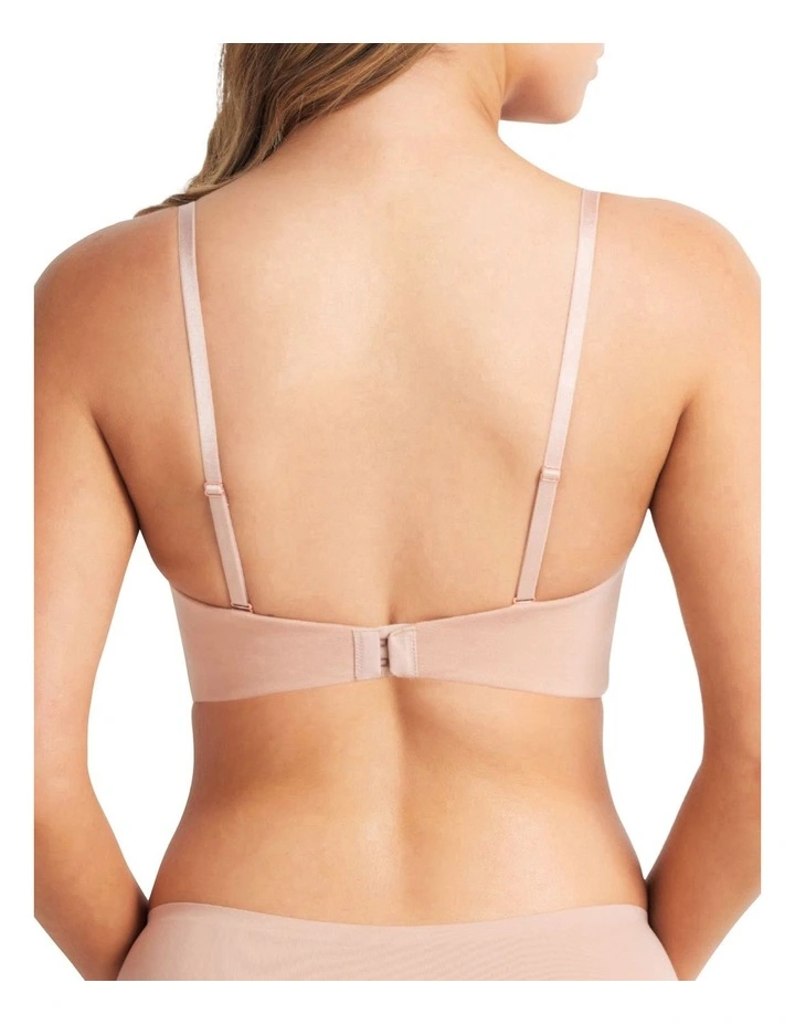 Cotton Strapless Bra in Cappucino image 4