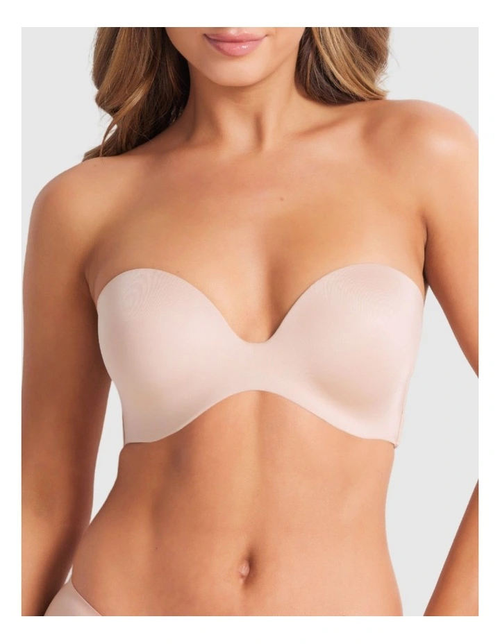 Attitude Full Figure Strapless Bra in Caramel image 1