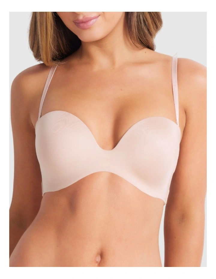 Attitude Full Figure Strapless Bra in Caramel image 3