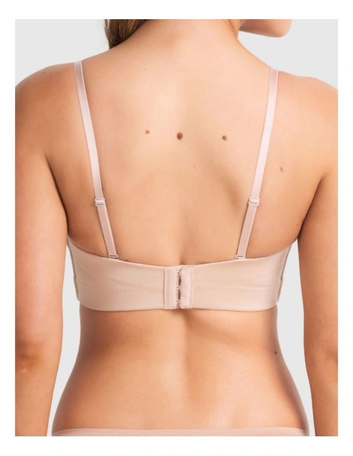 Attitude Full Figure Strapless Bra in Caramel image 4