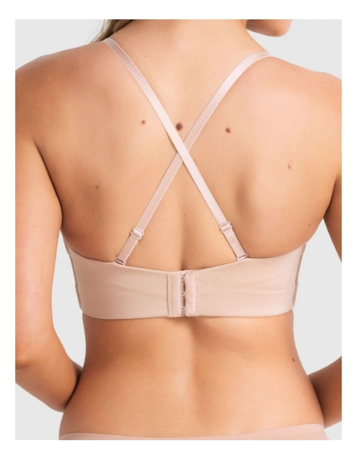 Attitude Full Figure Strapless Bra in Caramel image 5