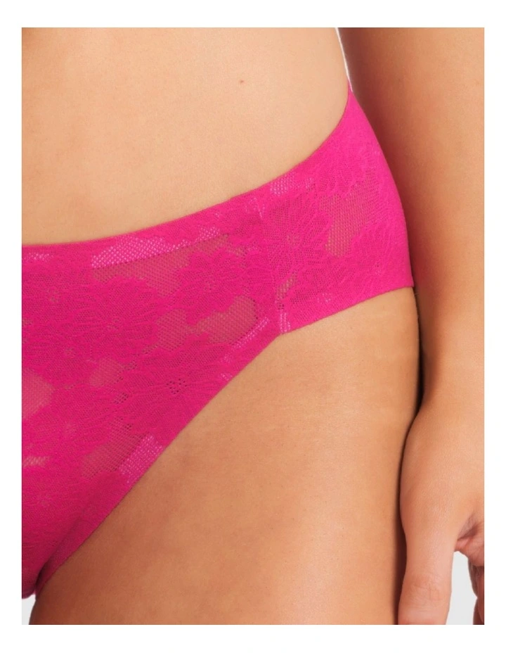 Weightless Hi-Cut Brief in Electric Fuschia image 3