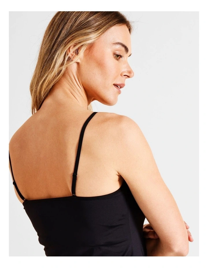 Smooth Lace Cami in Black image 3
