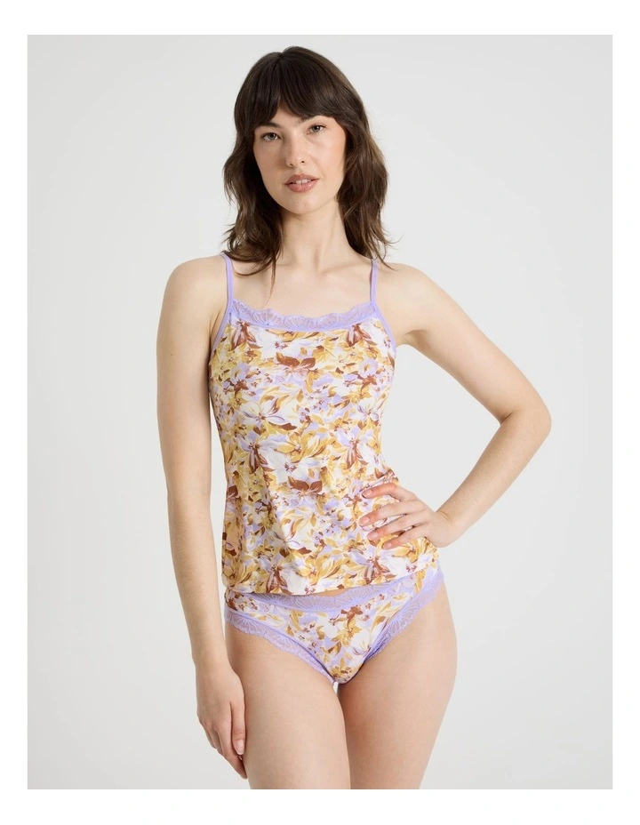Everyday Lace Floral Cami in Floral image 2