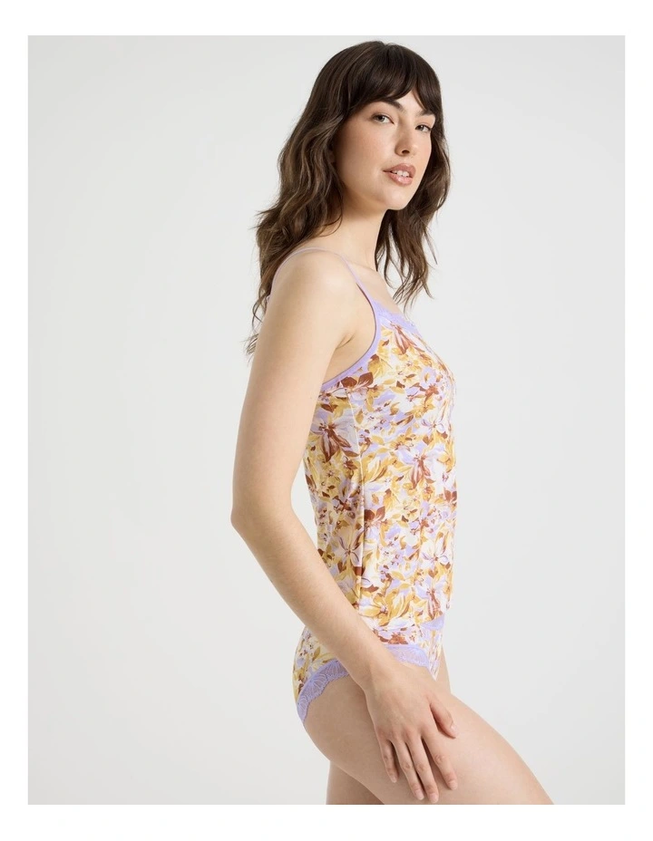 Everyday Lace Floral Cami in Floral image 5